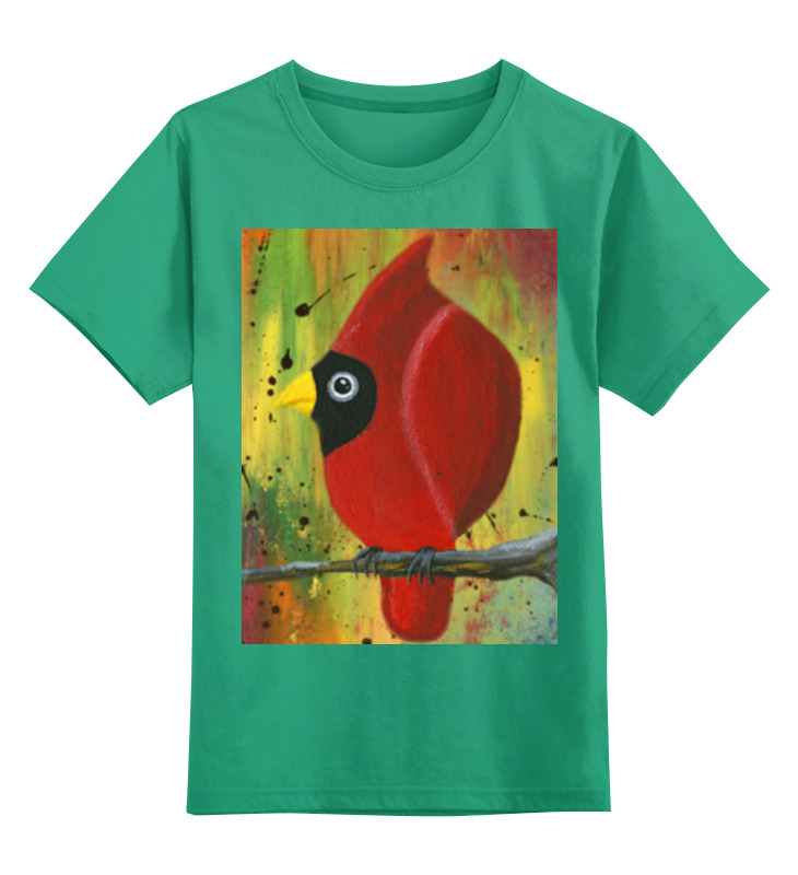Printio Детская футболка классическая унисекс Птица на ветке 