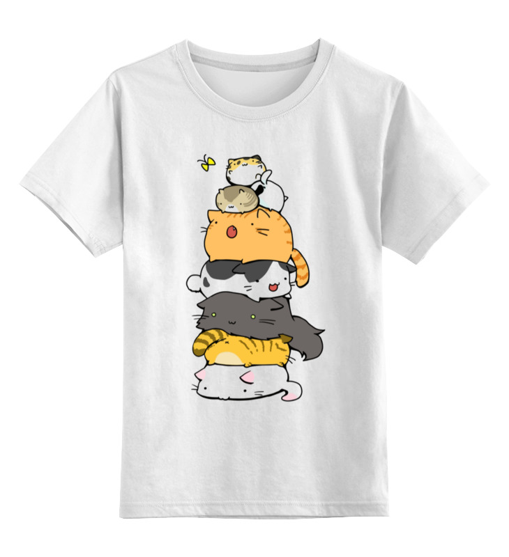 Printio Детская футболка классическая унисекс Толстые котики