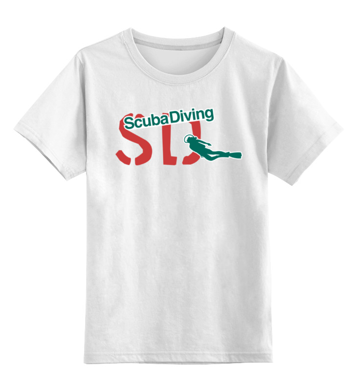 цена Printio Детская футболка классическая унисекс Scuba diving