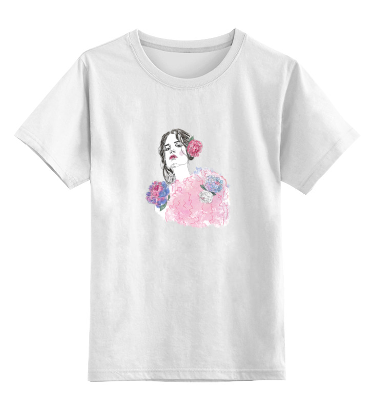 Printio Детская футболка классическая унисекс В пионах детская футболка девушка в абстракции 104 белый