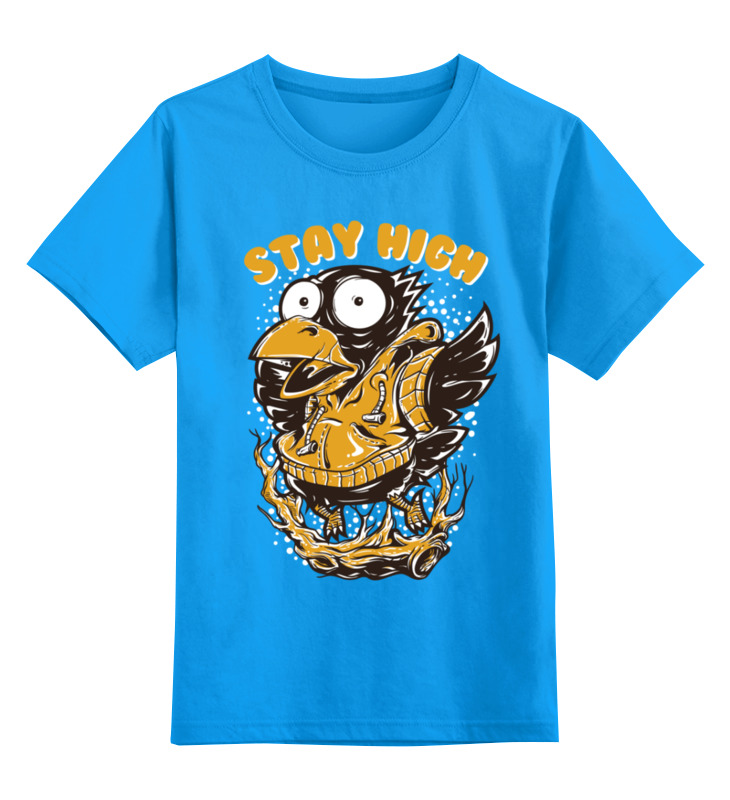 Printio Детская футболка классическая унисекс ☮ stay high ☮ printio детская футболка классическая унисекс ☮the london underground☮