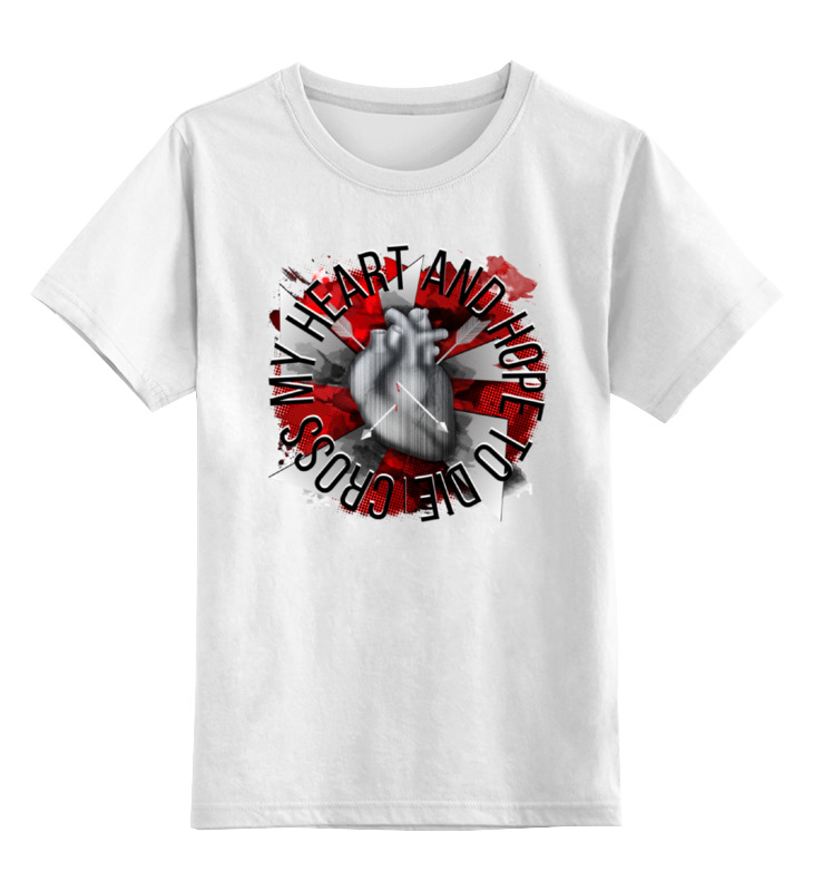 Printio Детская футболка классическая унисекс Cross my heart and hope to die (англ идиома)