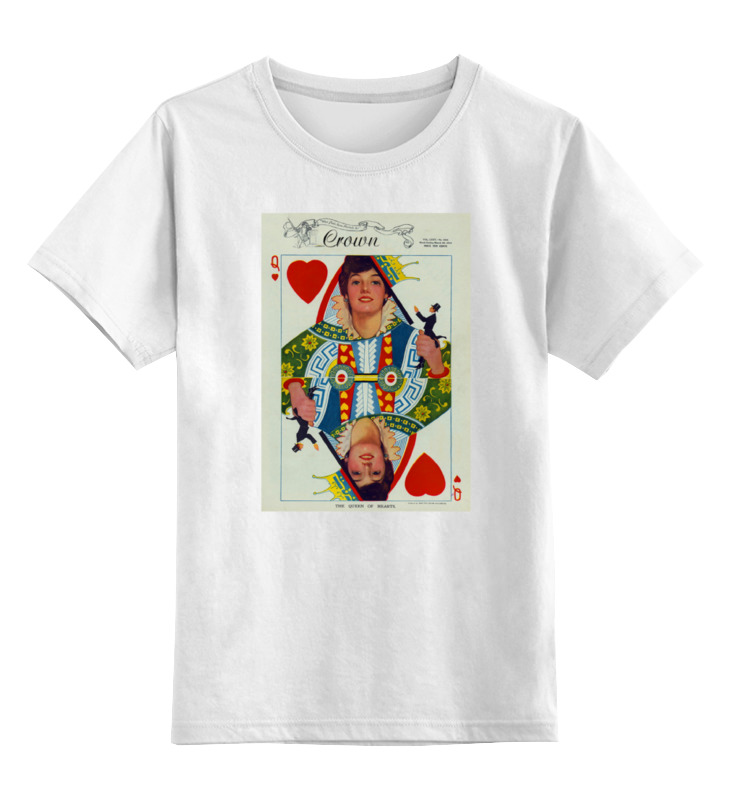 Printio Детская футболка классическая унисекс Королева сердец printio футболка классическая королева сердец