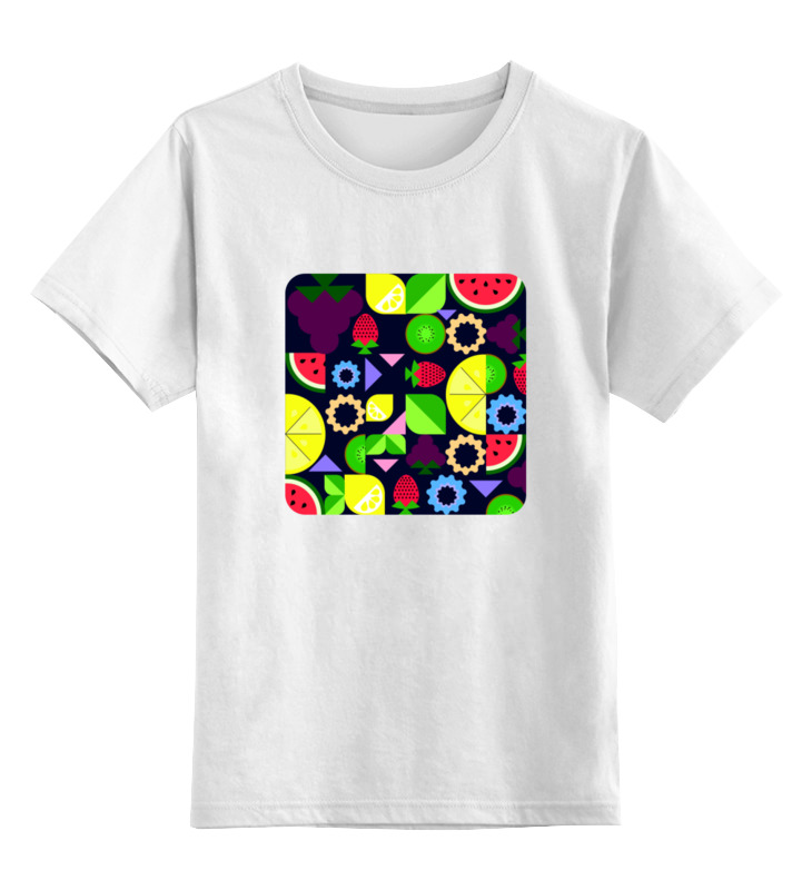 Printio Детская футболка классическая унисекс Виноград и другие фрукты и ягоды творожок danonee с киви и виноградом 3 6% 130 г