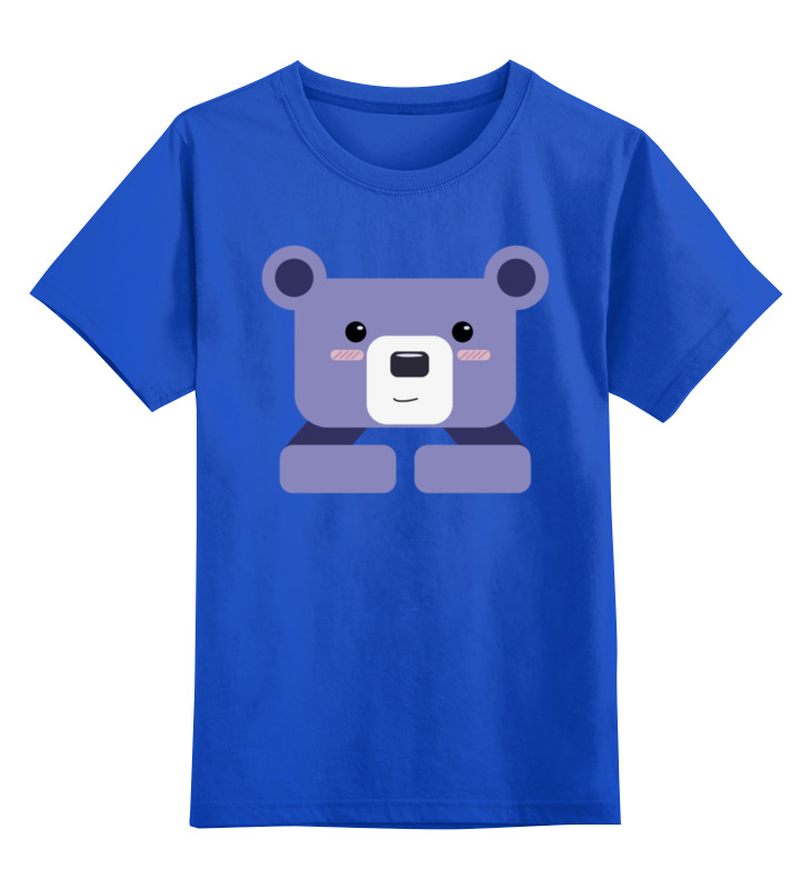 Printio Детская футболка классическая унисекс Медведь детская футболка медведь на обеде 164 синий