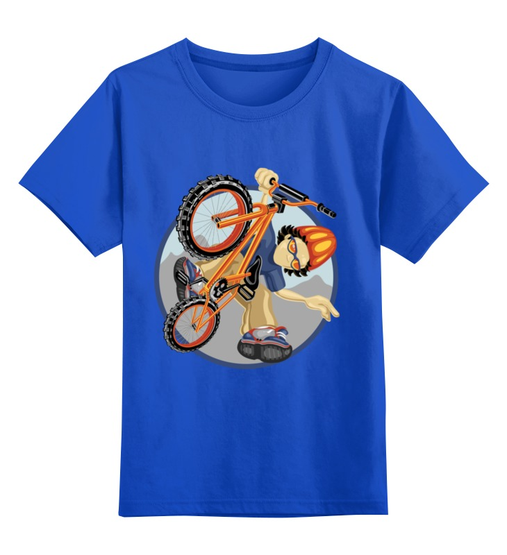 цена Printio Детская футболка классическая унисекс Велосипед
