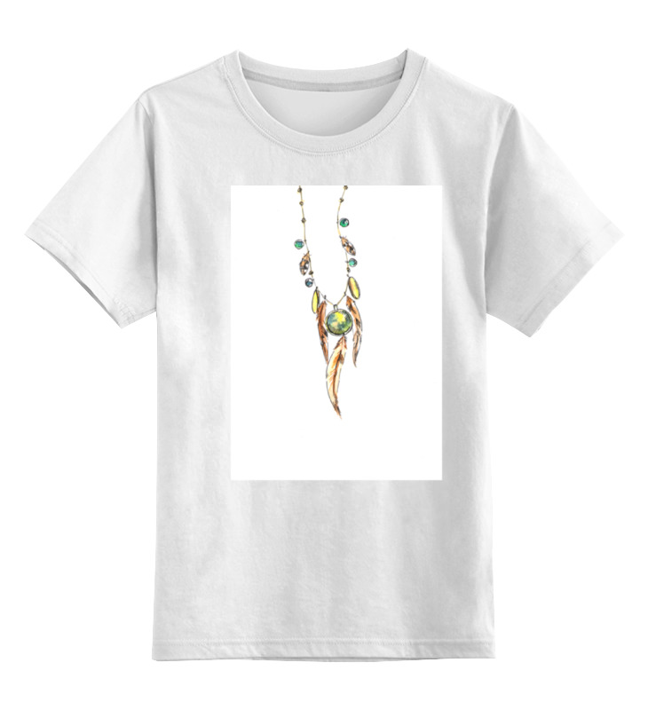 Printio Детская футболка классическая унисекс Ожерелье настоящего индейца printio футболка классическая ожерелье настоящего индейца