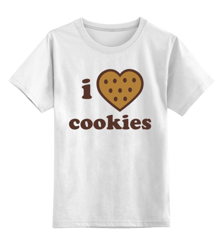 Printio Детская футболка классическая унисекс I love cookies