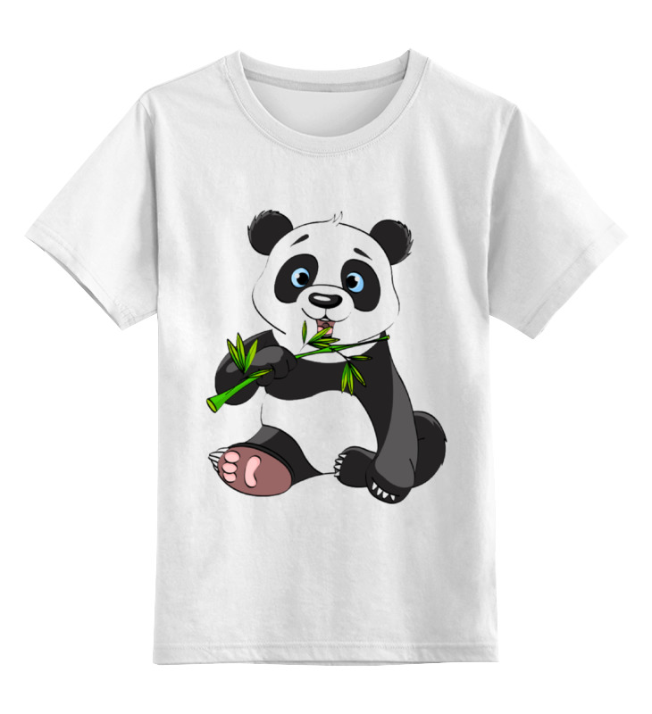 Printio Детская футболка классическая унисекс Панда жидкий чехол с блестками позы маленькой панды на xiaomi redmi 4a сяоми редми 4а