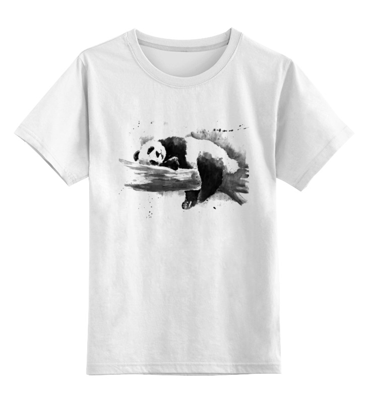 Printio Детская футболка классическая унисекс Панда спит женская футболка панда спит на облаке m белый