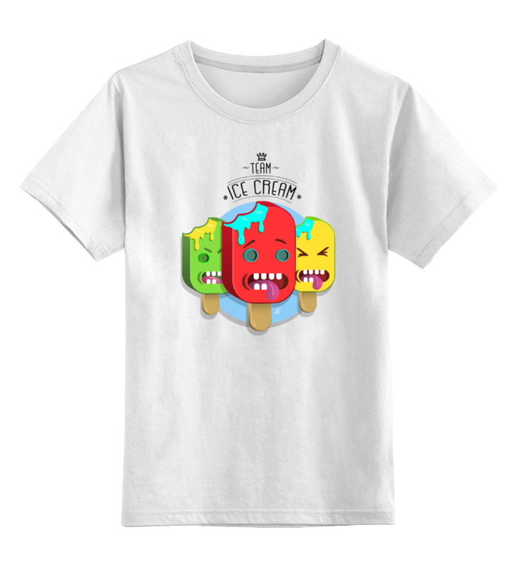 Printio Детская футболка классическая унисекс Team ice cream