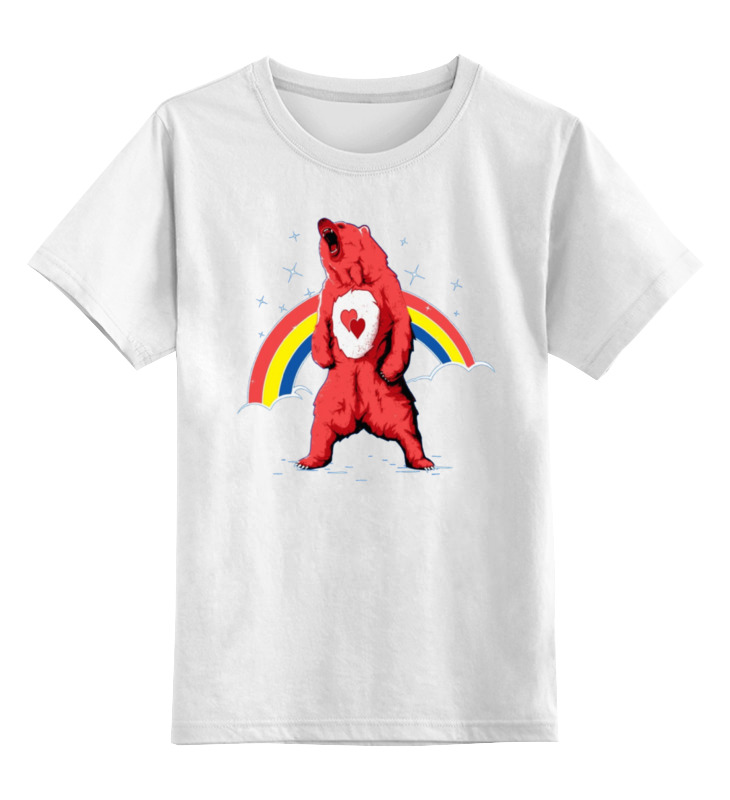 Printio Детская футболка классическая унисекс Влюблённый медведь