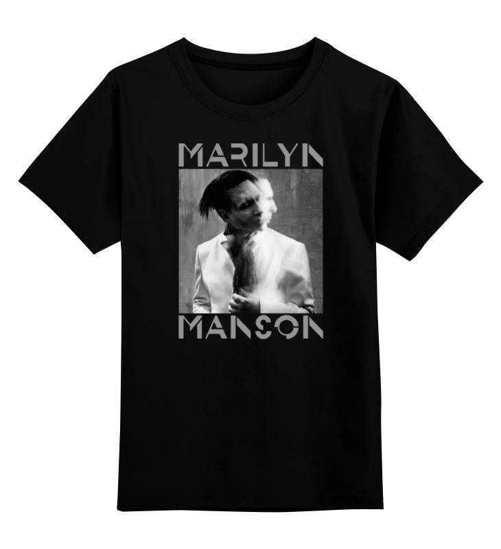 Printio Детская футболка классическая унисекс Marilyn manson