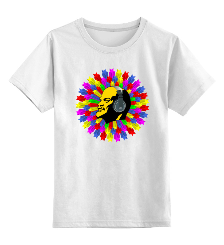 цена Printio Детская футболка классическая унисекс Lenin-star