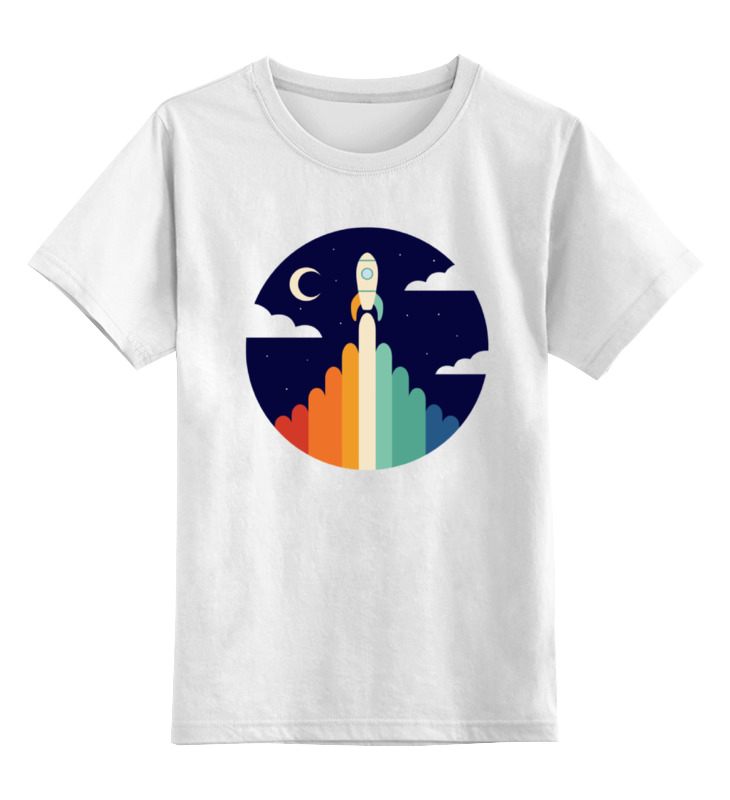 Printio Детская футболка классическая унисекс Ракета printio детская футболка классическая унисекс космос ракета