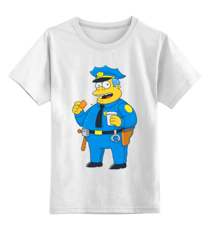 Printio Детская футболка классическая унисекс Полицейский из симпсонов