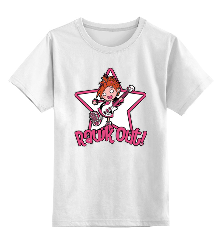 Printio Детская футболка классическая унисекс Рок девочка детская футболка рок девочка 164 темно розовый