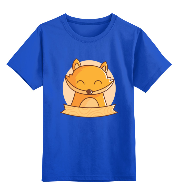 Printio Детская футболка классическая унисекс Спящий лисёнок