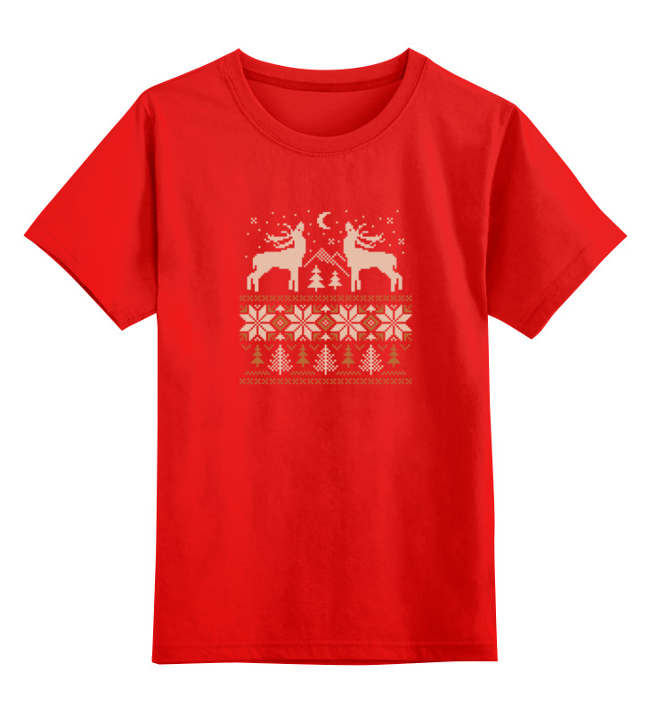 Printio Детская футболка классическая унисекс Норвежский лес детская футболка цветочный орнамент в форме сердца любовь 164 красный