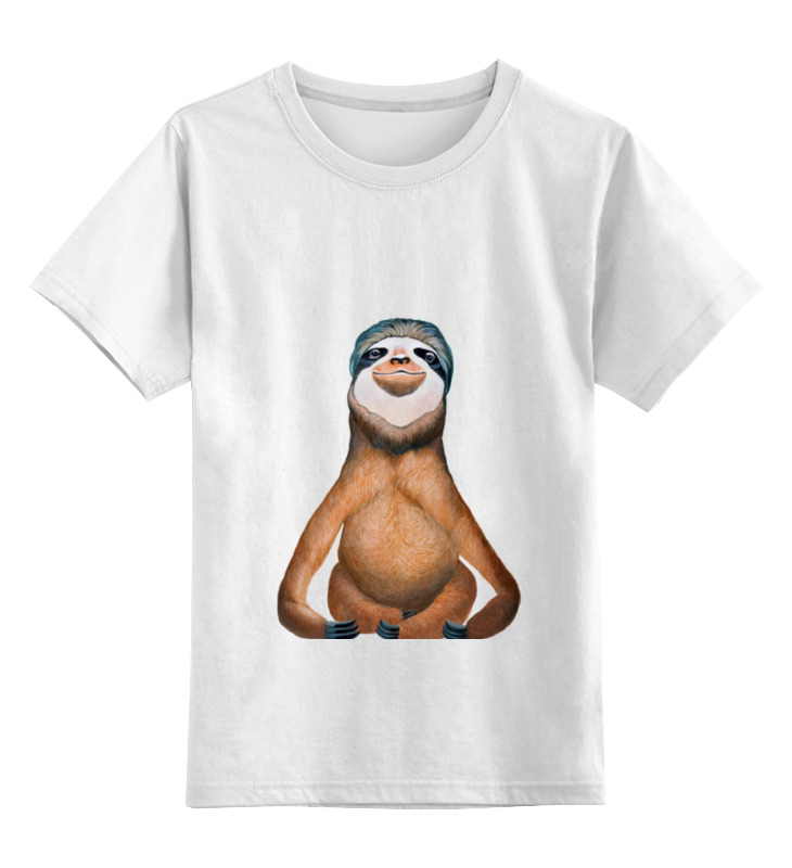 Printio Детская футболка классическая унисекс Ленивец в медитации printio сумка ленивец в медитации