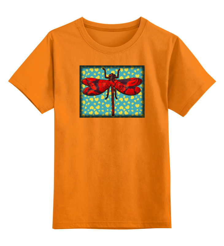 Printio Детская футболка классическая унисекс Влюбленная стрекоза