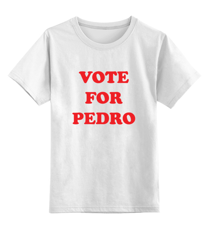 printio футболка классическая наполеон динамит Printio Детская футболка классическая унисекс Vote for pedro