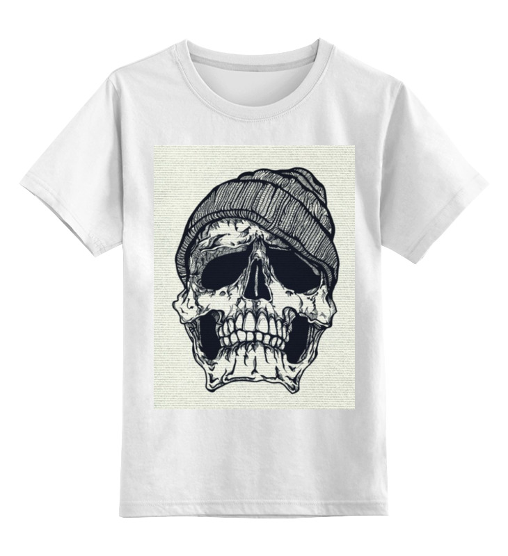Printio Детская футболка классическая унисекс Череп в шапке printio детская футболка классическая унисекс череп в шапке