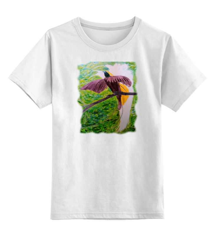 printio майка классическая малая райская птица Printio Детская футболка классическая унисекс Малая райская птица