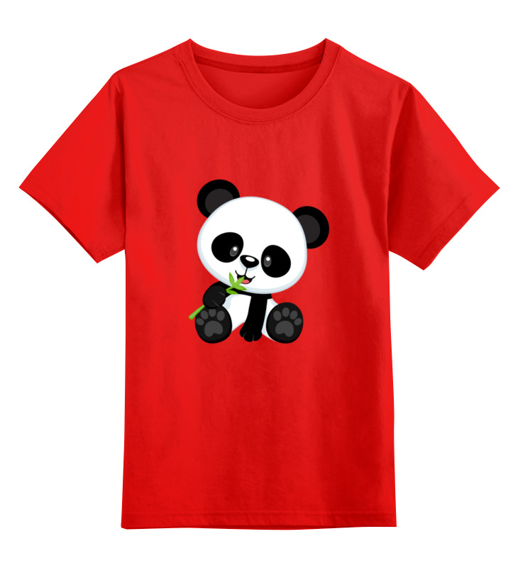 Printio Детская футболка классическая унисекс Милая панда printio футболка классическая милая панда