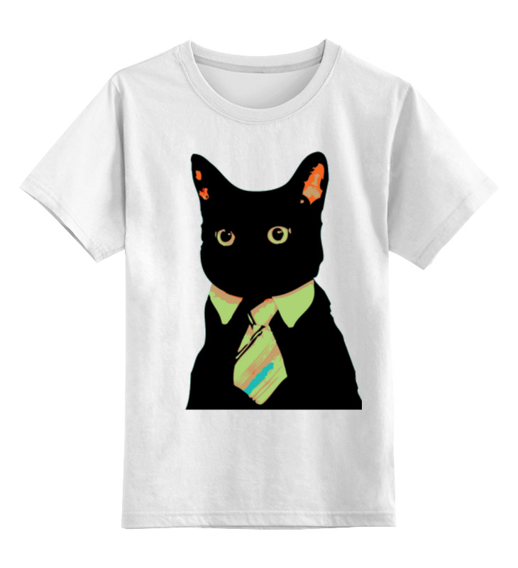Printio Детская футболка классическая унисекс Деловой кот