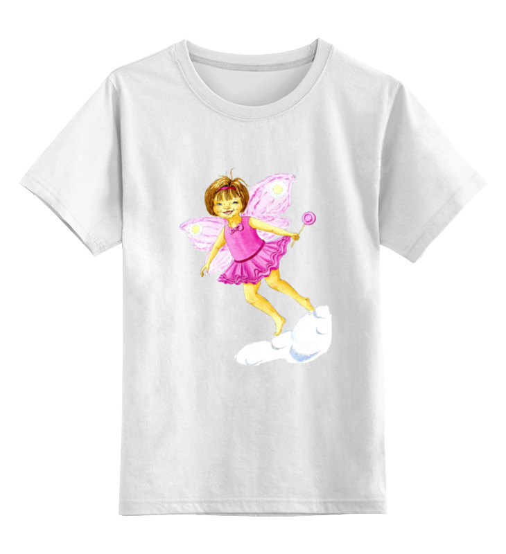 Printio Детская футболка классическая унисекс Розовая феечка детская футболка с принтом сказочной принцессы афро меланина черная волшебная футболка для девочек детская розовая футболка для маленьки