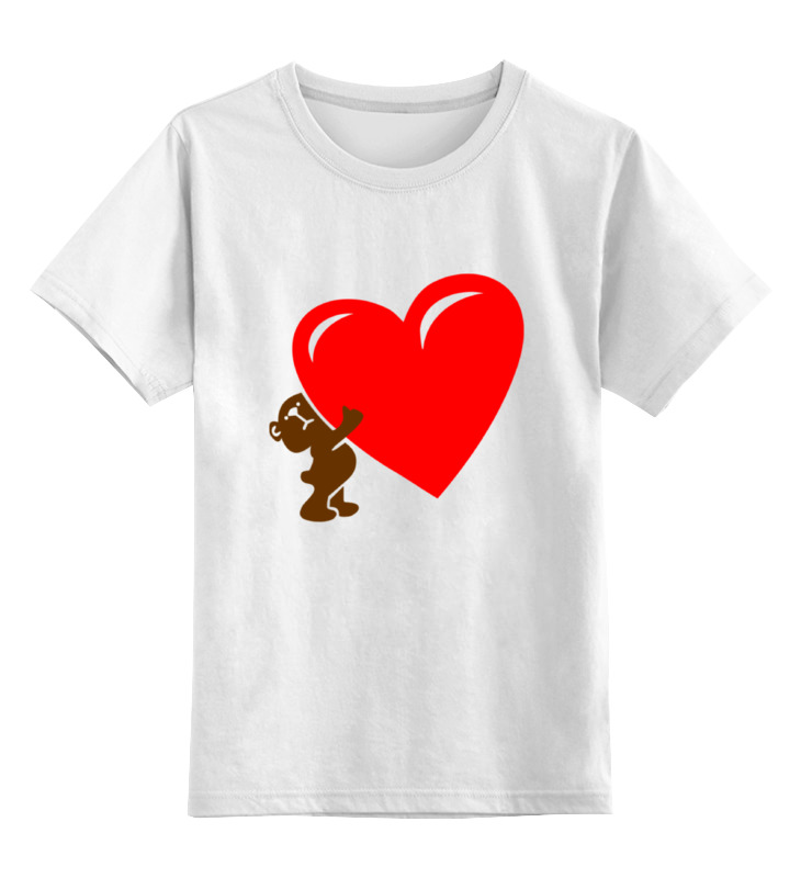 Printio Детская футболка классическая унисекс Bear heart