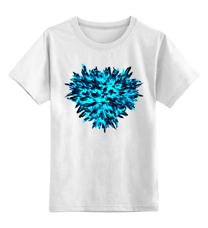 Printio Детская футболка классическая унисекс Ледяной синий