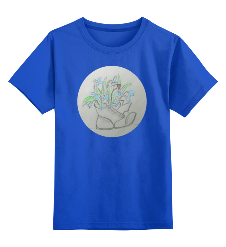 Printio Детская футболка классическая унисекс Подснежники футболка божья коровка детская размер 62 синий