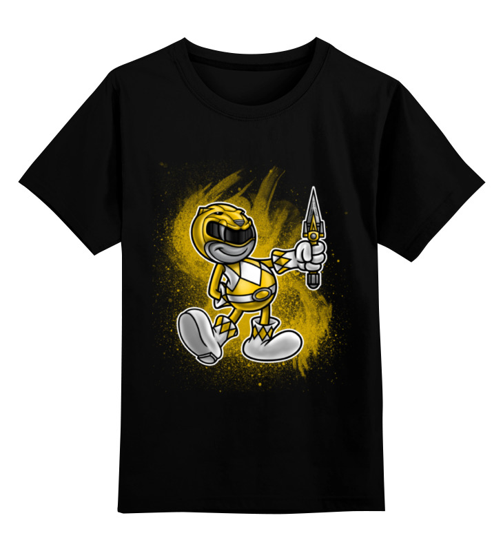 Printio Детская футболка классическая унисекс Желтый рейнджер