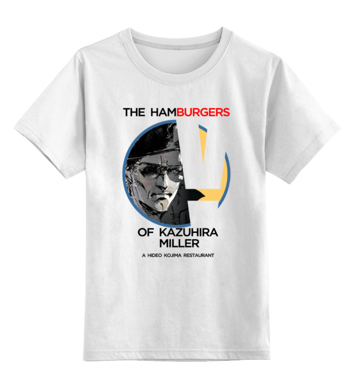 Printio Детская футболка классическая унисекс The hamburgers of kazuhira miller