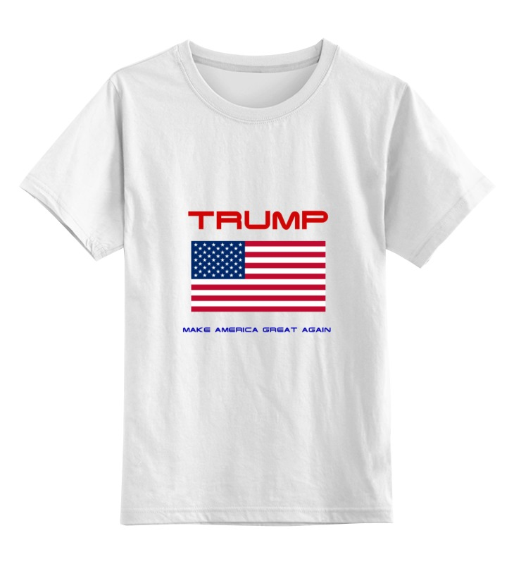 цена Printio Детская футболка классическая унисекс Трамп наш!