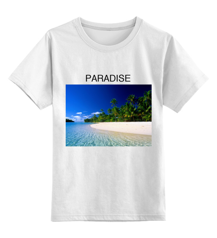 Printio Детская футболка классическая унисекс Paradise