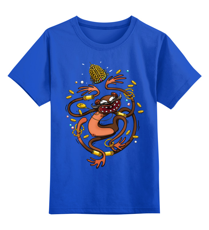 Printio Детская футболка классическая унисекс Обезьяна император printio футболка классическая обезьяна император