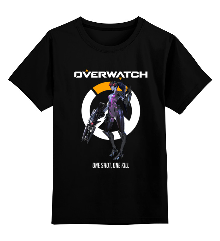 Printio Детская футболка классическая унисекс Overwatch. роковая вдова printio футболка wearcraft premium overwatch роковая вдова