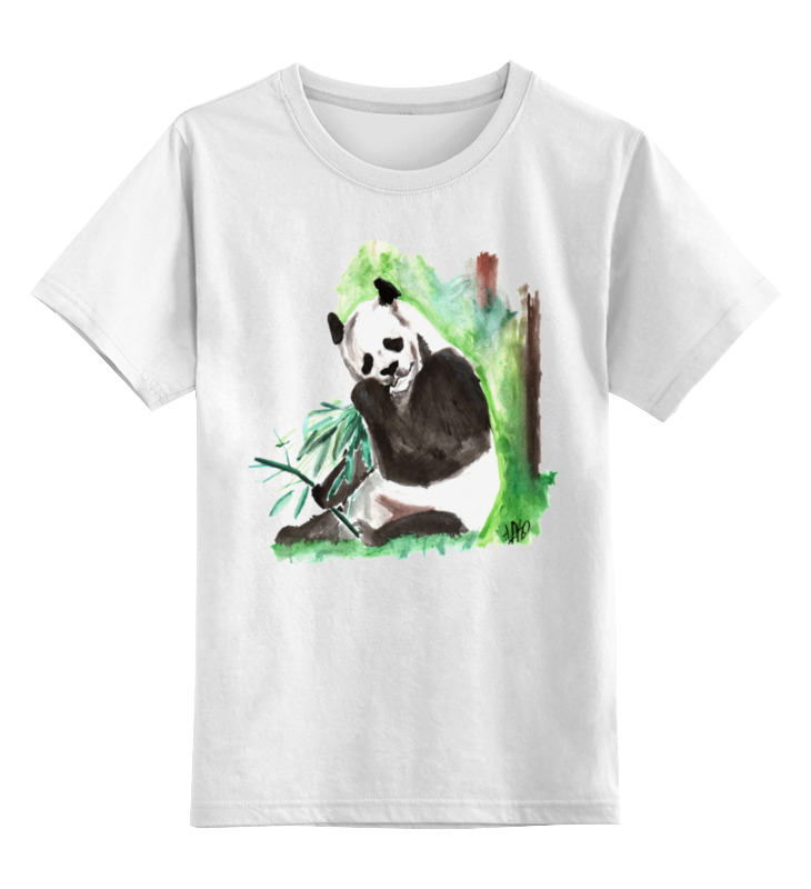 Printio Детская футболка классическая унисекс С пандой