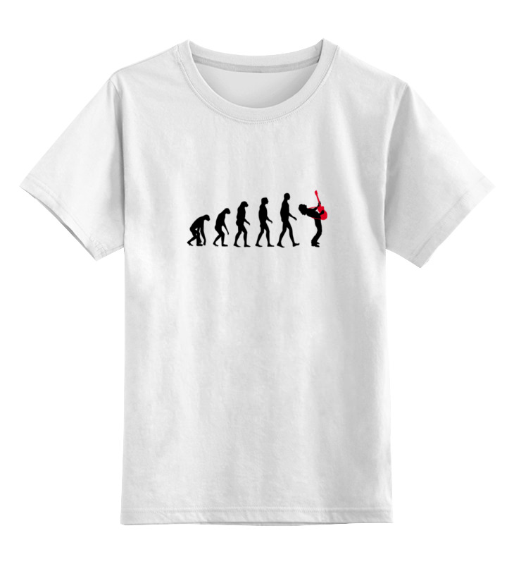 printio футболка классическая эволюция рок звезды Printio Детская футболка классическая унисекс Эволюция рок-звезды