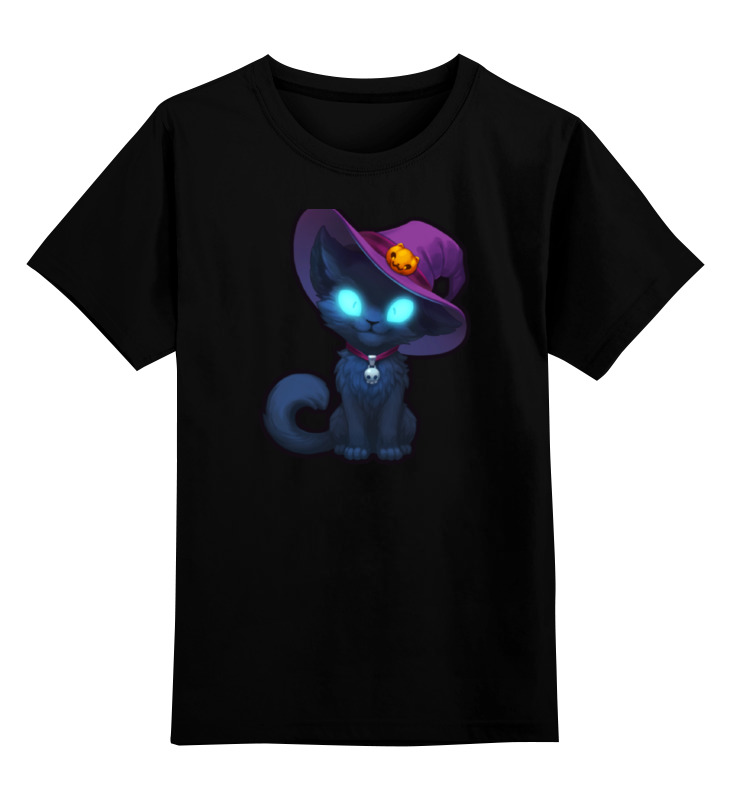 Printio Детская футболка классическая унисекс Black cat printio детская футболка классическая унисекс black cat 13
