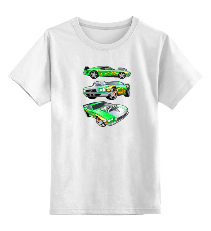 Printio Детская футболка классическая унисекс Гоночные машины