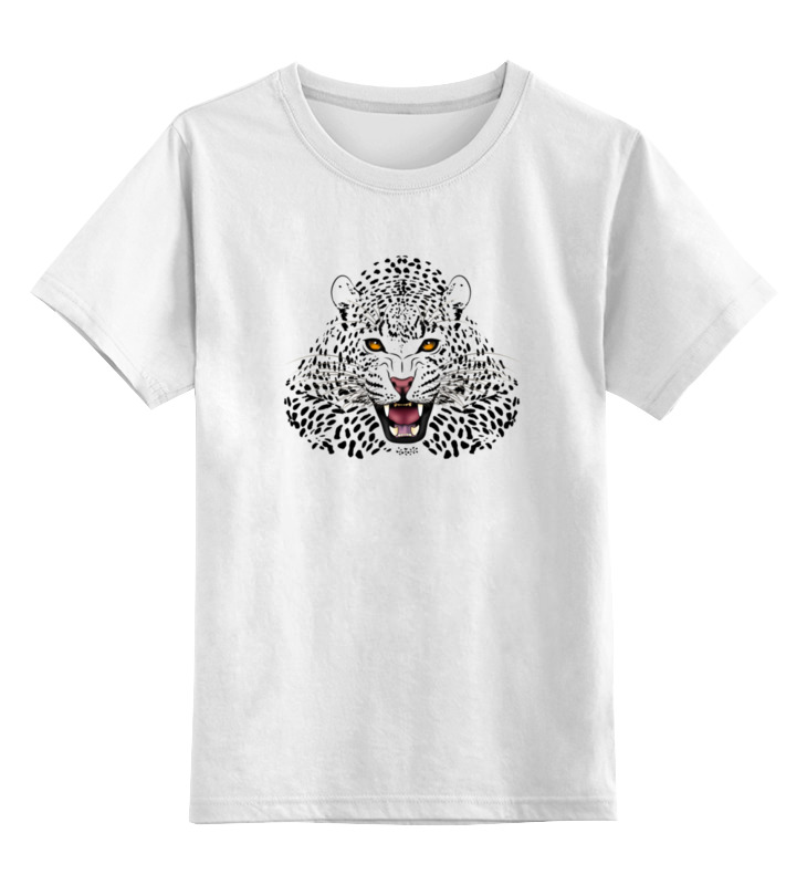 Printio Детская футболка классическая унисекс Леопард