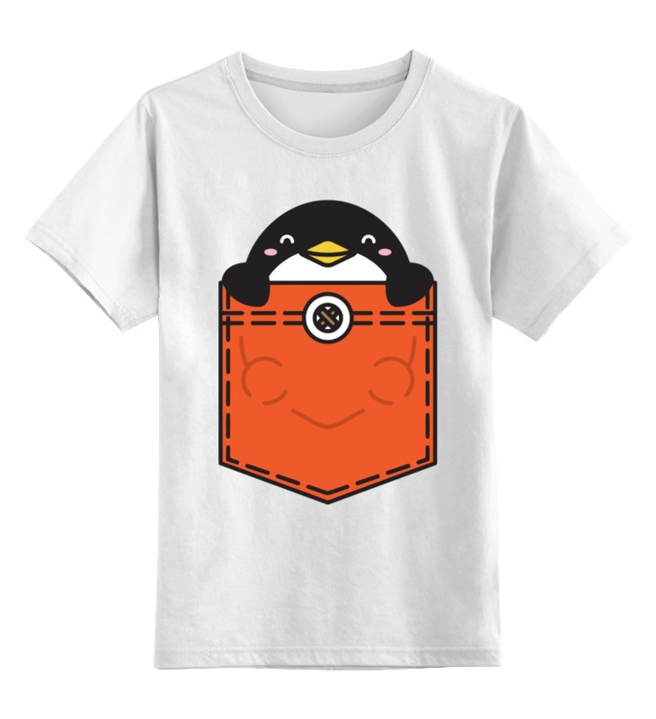 printio детская футболка классическая унисекс крутой пингвин Printio Детская футболка классическая унисекс Пингвин