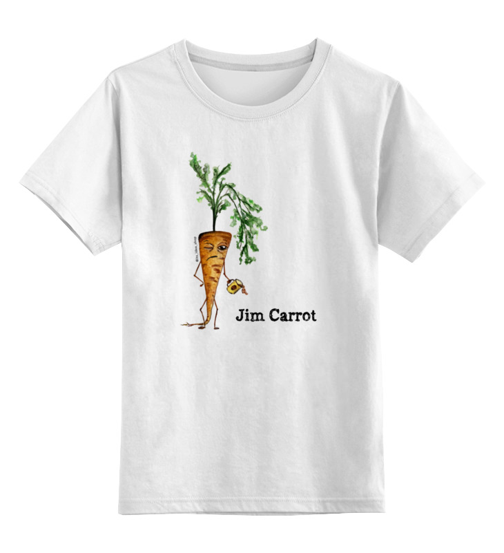 Printio Детская футболка классическая унисекс Утро c jim carrot (@its_idea_shop) printio толстовка wearcraft premium унисекс утро c jim carrot its idea shop