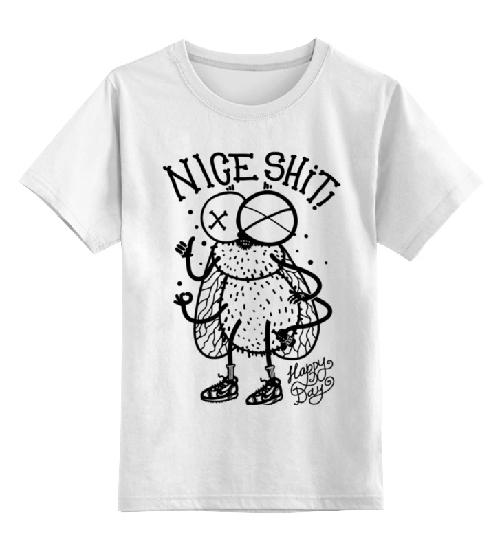 Printio Детская футболка классическая унисекс Nice shit!