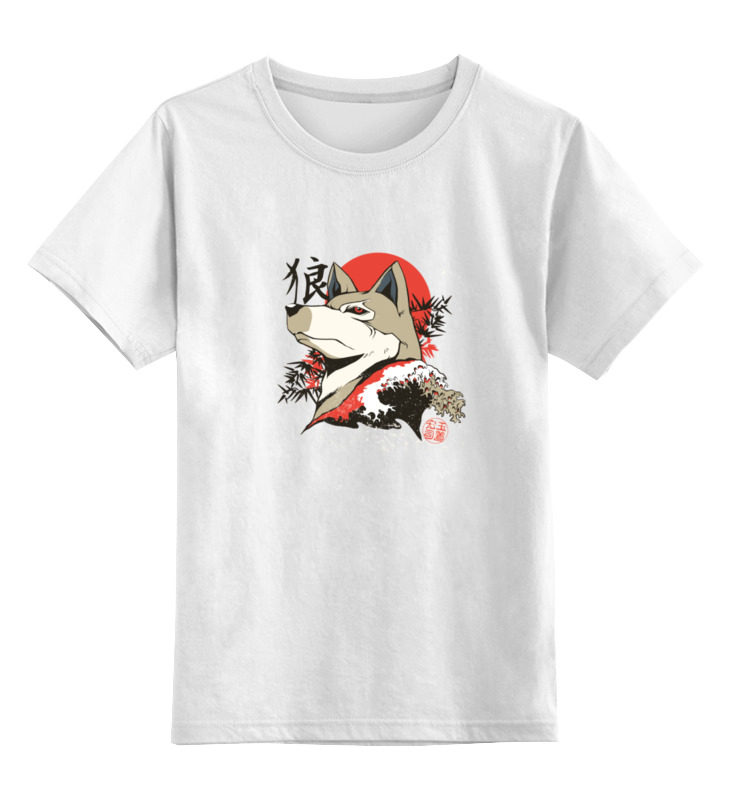 Printio Детская футболка классическая унисекс Japanese wolf printio детская футболка классическая унисекс japanese wolf