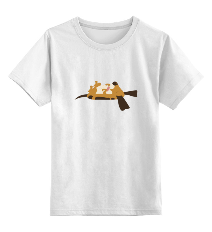 Printio Детская футболка классическая унисекс Спящий щенок